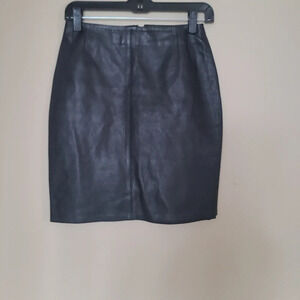 Marie Barbera women's leather lskirt sz.36